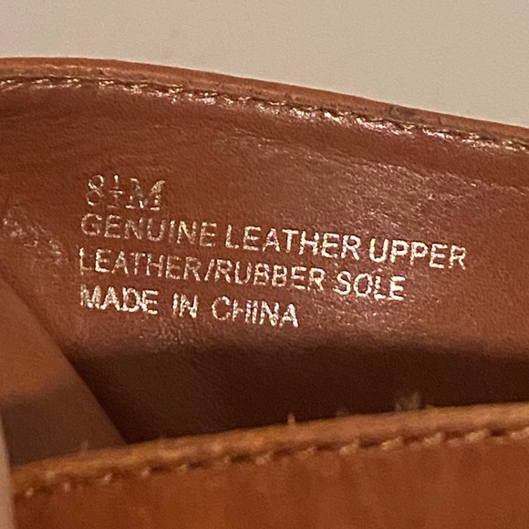 Halogen Brown Leather Knee-High Riding Boots sz 8.5 - Picture 12 of 12